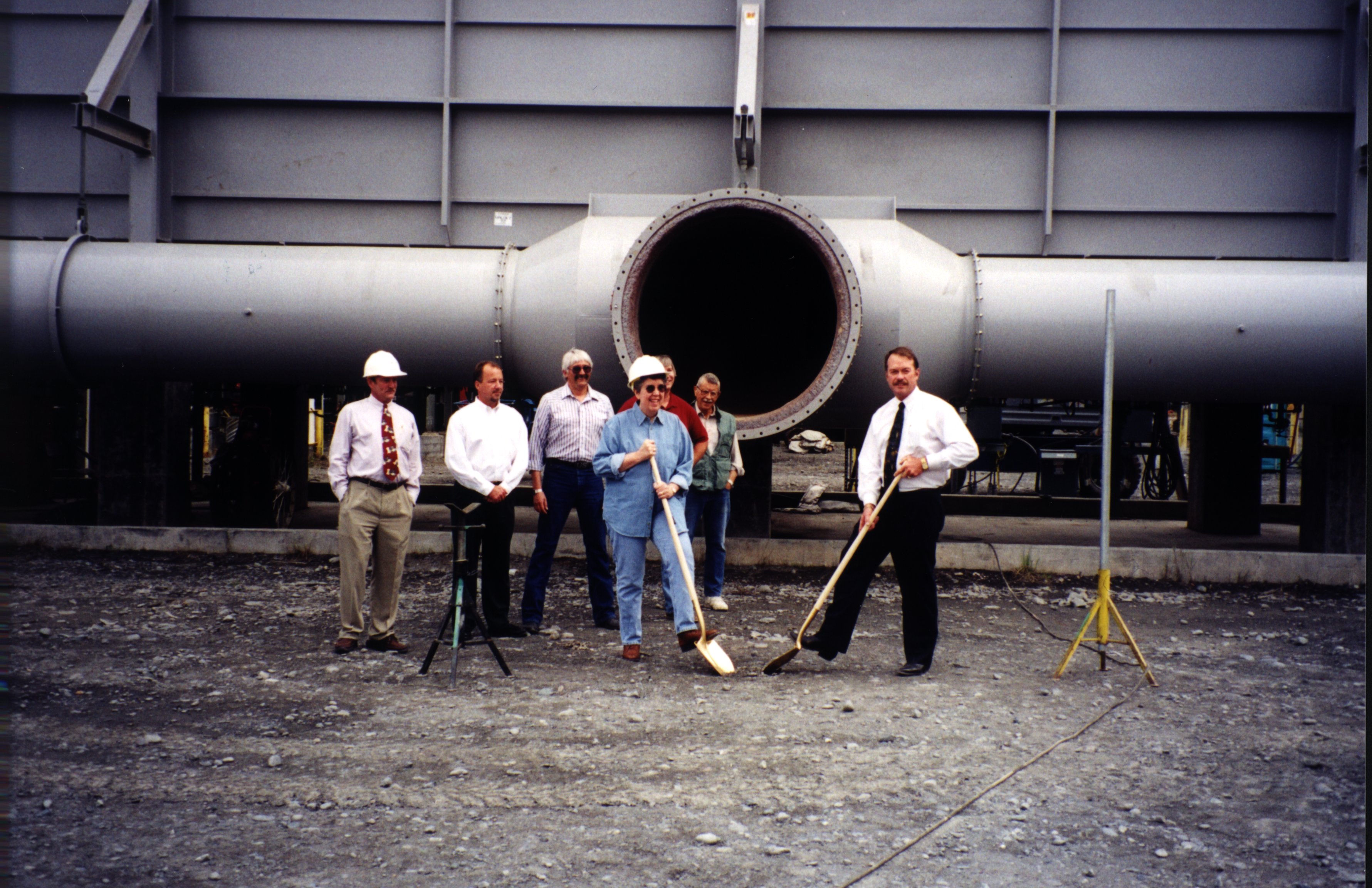 Ground breaking at Cogen Power Plant